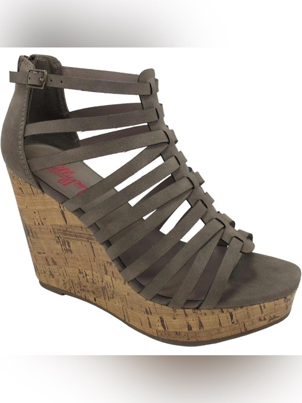 Pop Wedge Sandal- Mushroom